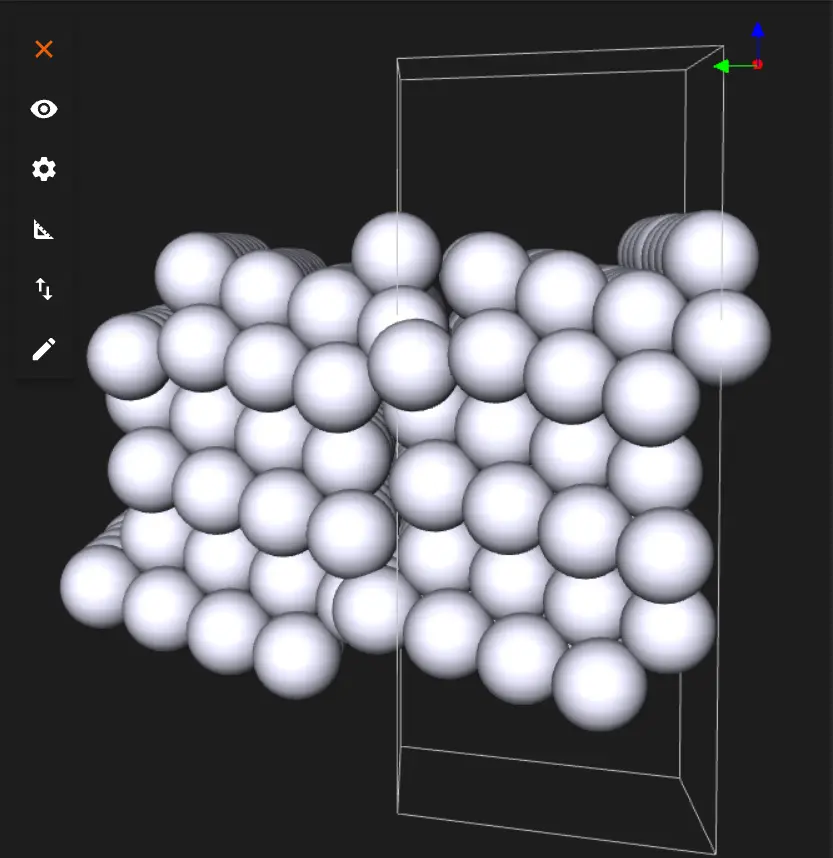 Pt(111) Surface with Terrace Step with repetitions