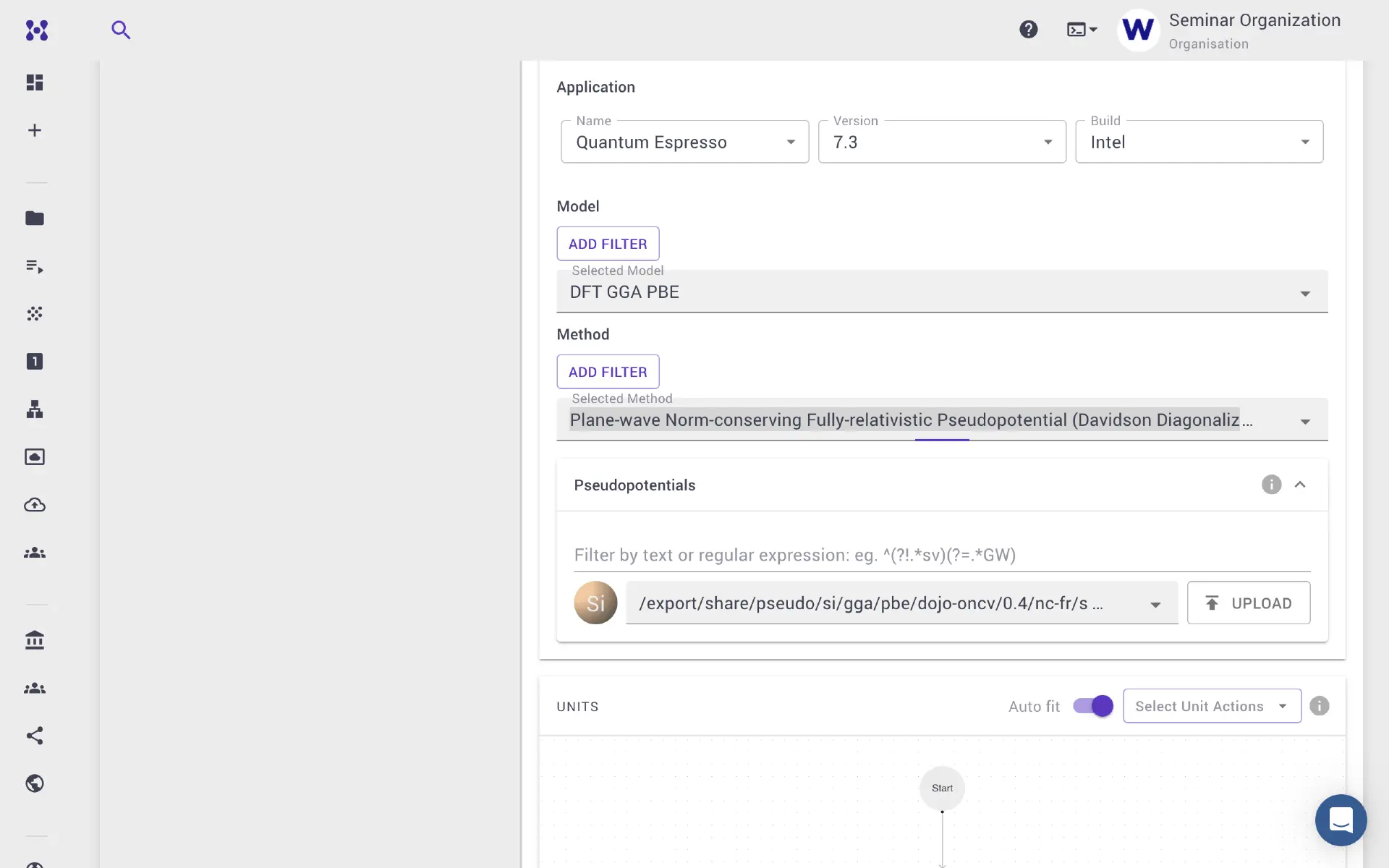 Relativistic pseudopotential